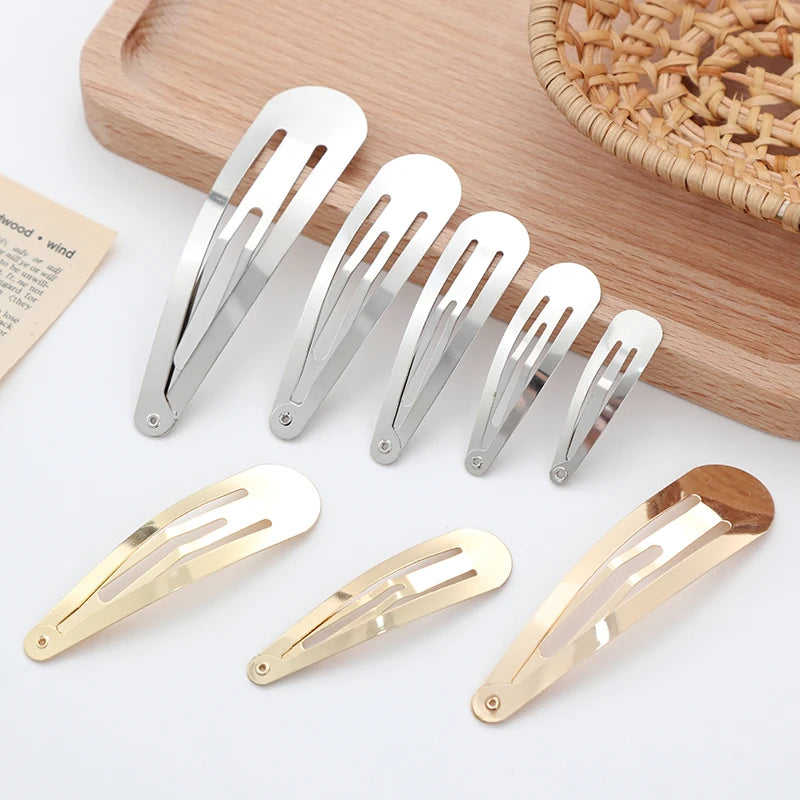 Elegant Waterdrop Shape Alloy Hair Clips Set – Perfect for Every Occasion - Image 3