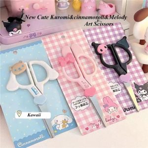 Kawaii Sanrio Kuromi & Cinnamoroll Scissors – Cute Stationery