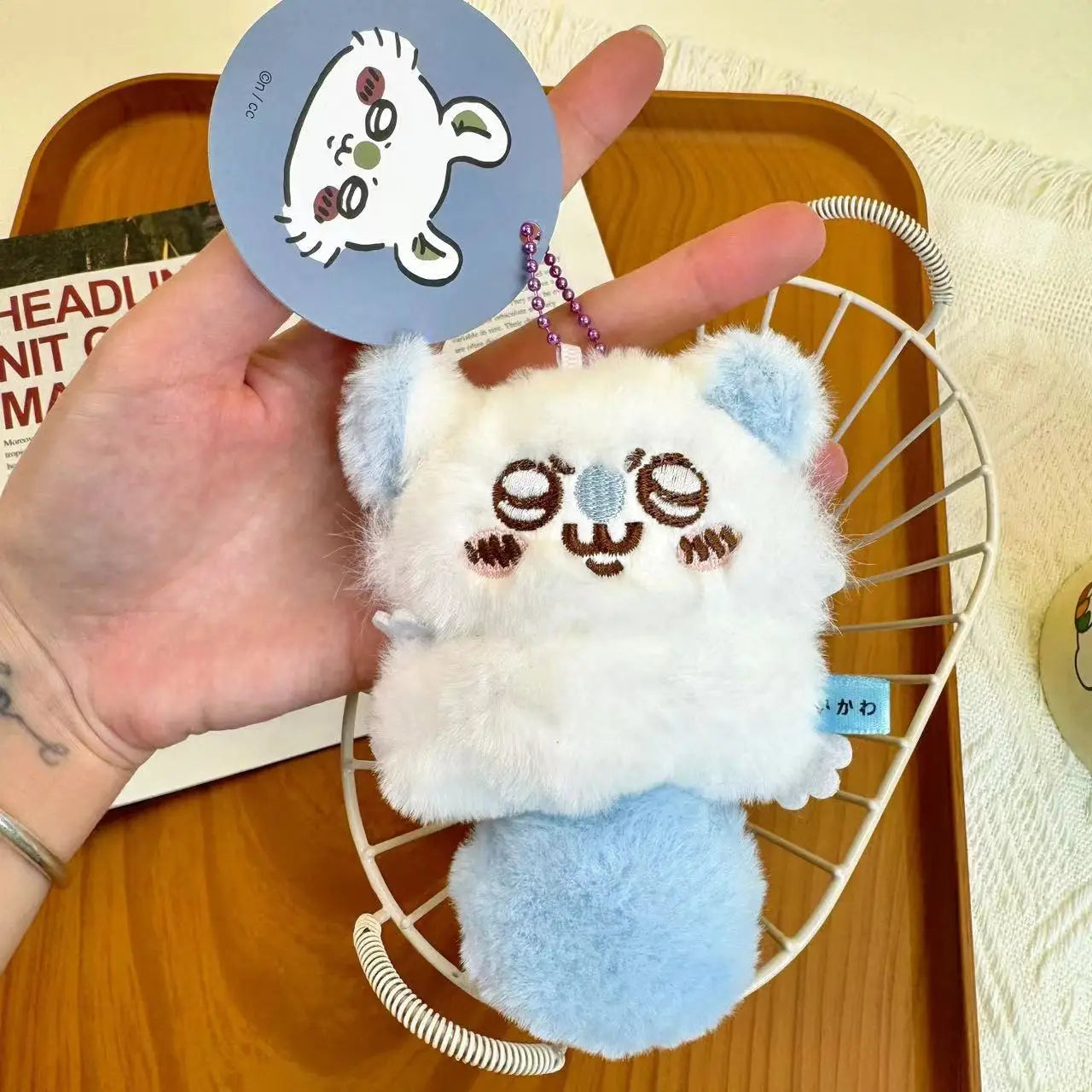 MINISO Chikawas Plush Pendant Toy – Cute and Fluffy Accessory - Image 3