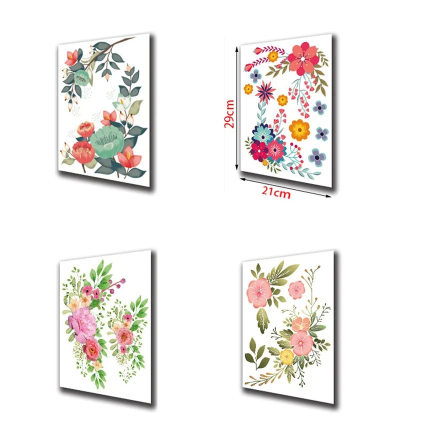 Transform Your Bathroom with Green Plant Leaves Toilet Stickers - Image 3