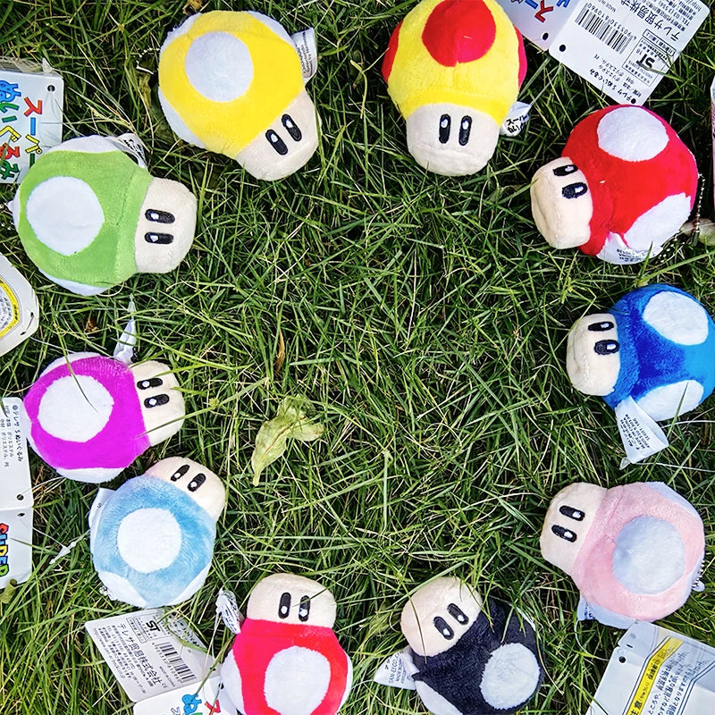 Mario Super Mushroom Plush and Yoshi Doll Keychain Accessories - Image 6