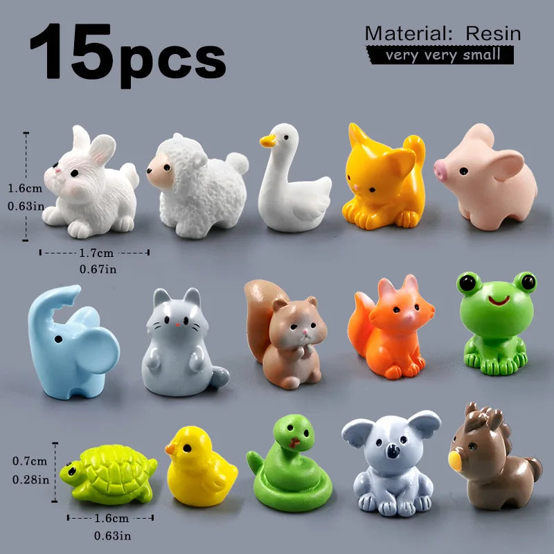 10Pcs Easter Animal Figurines Set - Image 25