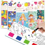 Portable Watercolor Painting Book Set – Creative Fun for Kids