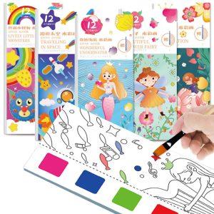 Portable Watercolor Painting Book Set – Creative Fun for Kids