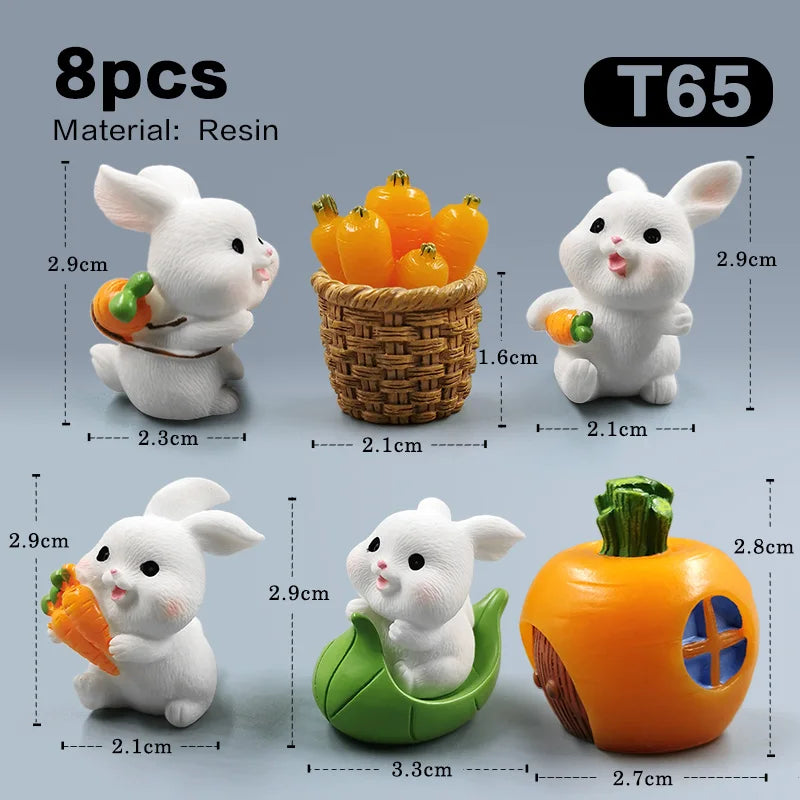 Hot Easter Cute Rabbit Figurine - Image 15