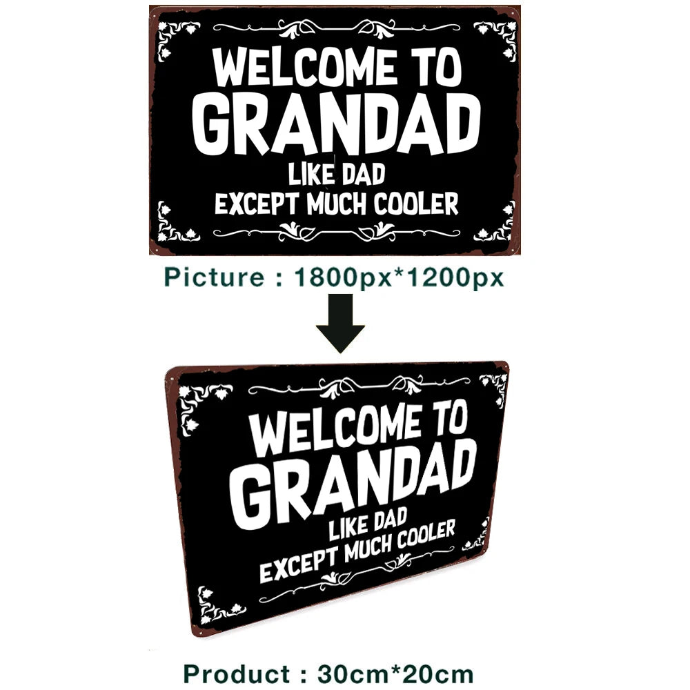 Personalized Retro Metal Tin Signs – Customizable Home Decor Art - Image 5