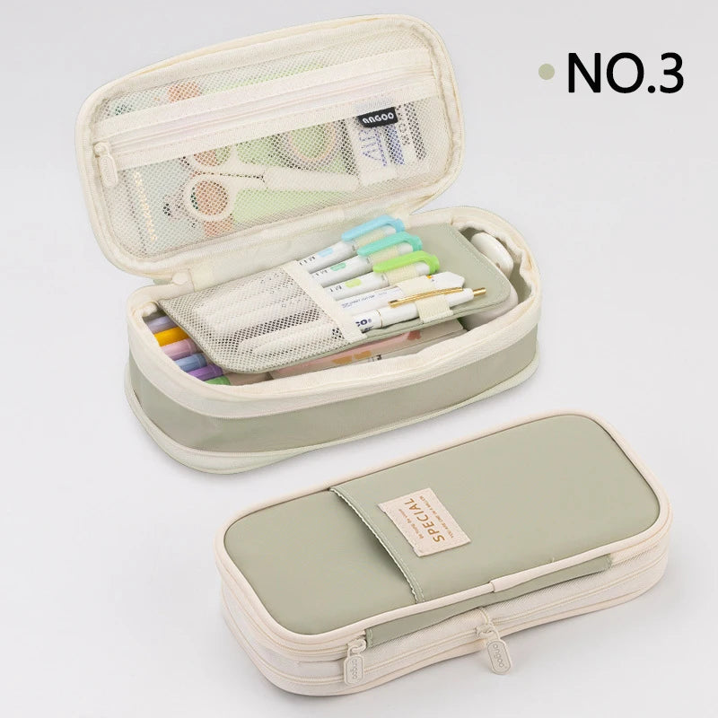 Creative Large Capacity Double-Layer Pencil Case - Image 8