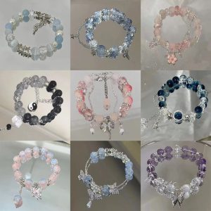 New Simple Beads Crystal Bracelet – Stylish Jewelry