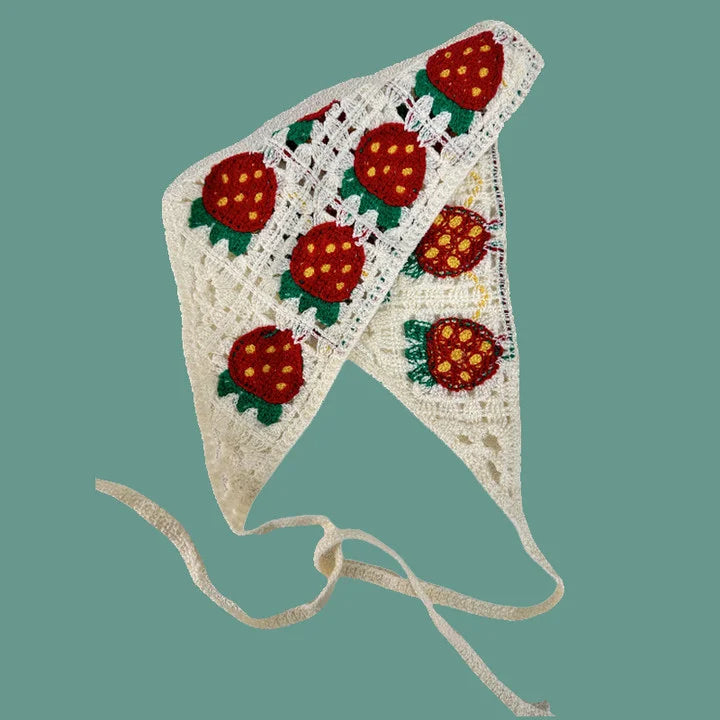 Elegant Knitted Triangle Scarf Headband – Stylish Hair Accessory - Image 7