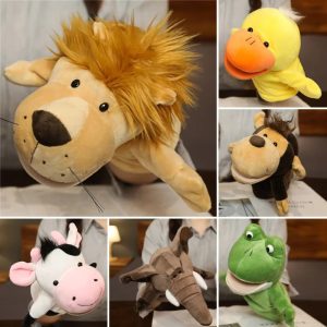 Stuffed Plush Animal Toys – Hand Finger Story Puppets for Kids