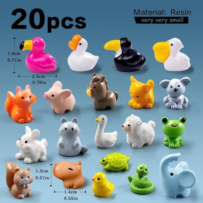 10Pcs Easter Animal Figurines Set - Image 18