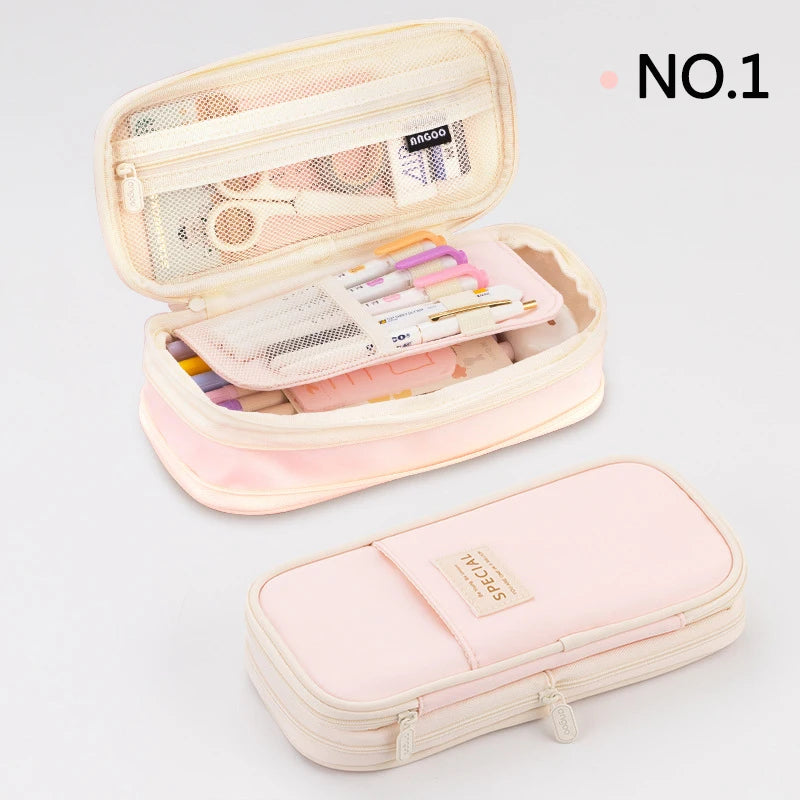 Creative Large Capacity Double-Layer Pencil Case - Image 9