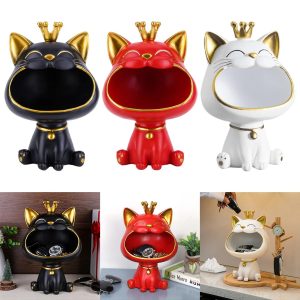 Lucky Cat Resin Statue