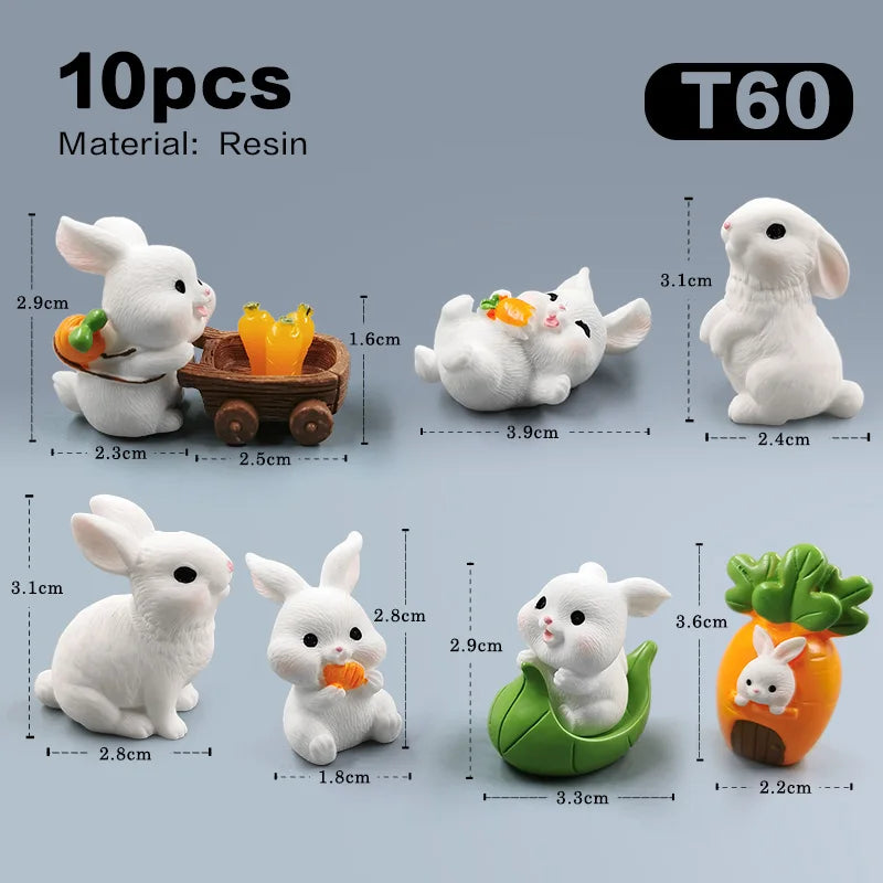 Hot Easter Cute Rabbit Figurine - Image 18