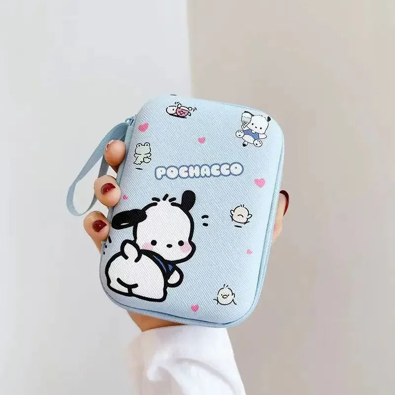 Kawaii Hello Kitty Data Cable Charger Storage Bag – Portable & Stylish - Image 5