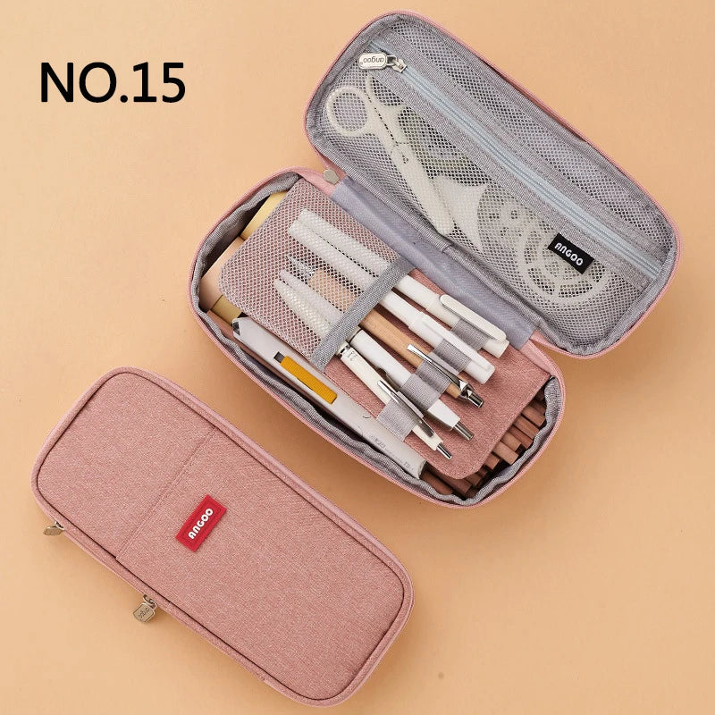 Creative Large Capacity Double-Layer Pencil Case - Image 14