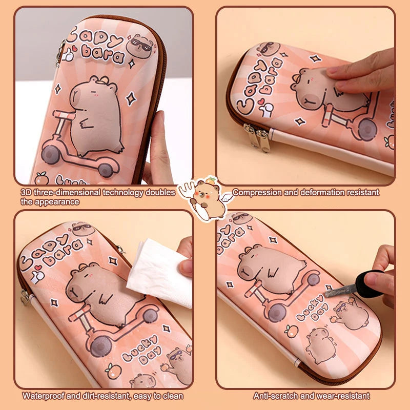 3D Capybara Pencil Case - Image 3