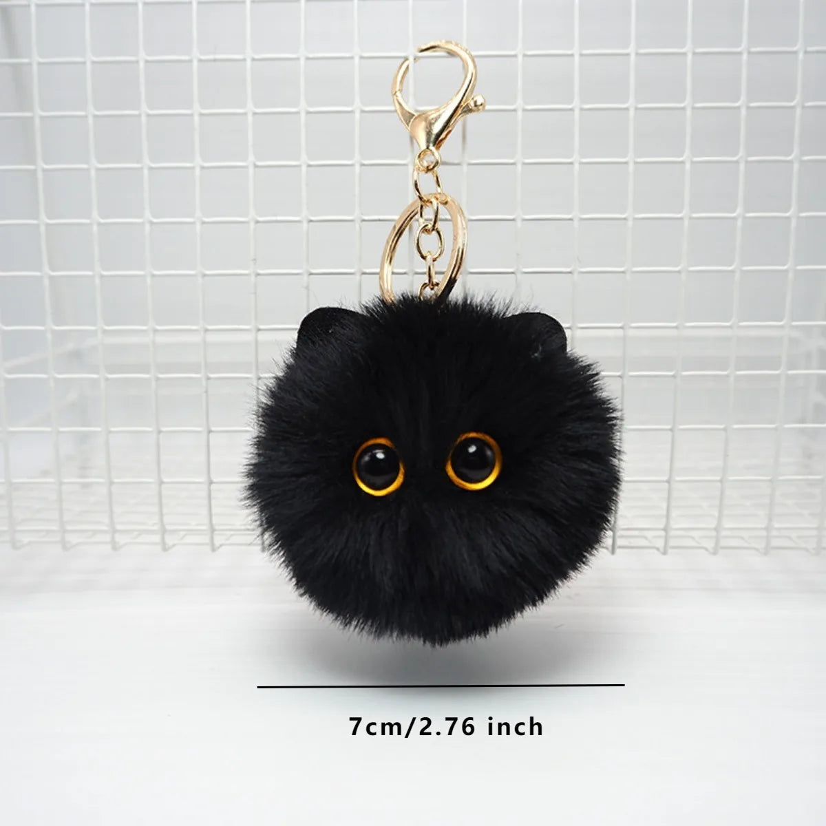 Cute Plush Cat Keychain - Image 4