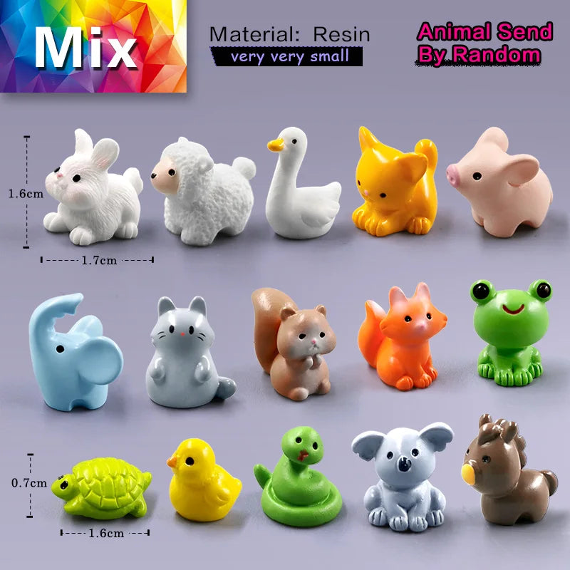 10Pcs Easter Animal Figurines Set - Image 31